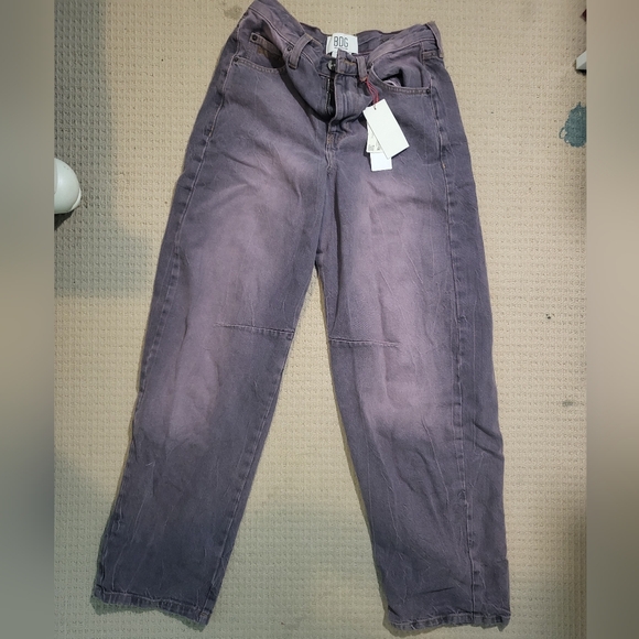 BDG Logan Buckle Baggy Boyfriend Jean Urban Outfitters Size 26 - Picture 3 of 5